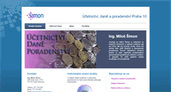 Desktop Screenshot of ekonomsimon.cz