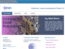 Tablet Screenshot of ekonomsimon.cz